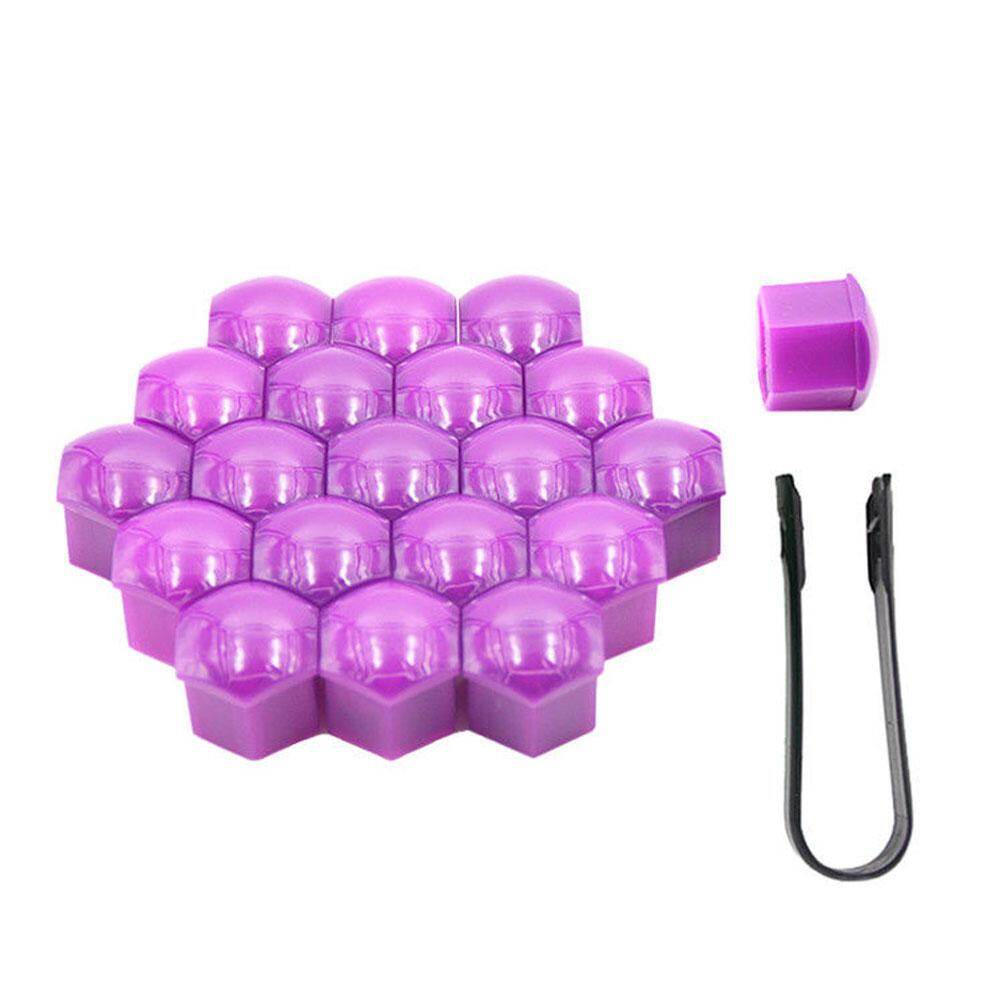 20Pcs Vehicle Car Wheel Lug Bolt Nut Covers Caps Removal Tool for Au-di