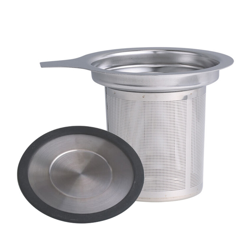 Dụng Cụ Pha Trà Dụng Cụ Lọc Trà-Dụng Cụ Lọc Trà Bằng Lưới Siêu Mịn Dụng Cụ Lọc Trà Cho Trà Lỏng, Dụng Cụ Khuếch Tán Trà Bằng Thép Không Gỉ Với Giỏ Và Nắp Trà Dung Tích Lớn, Vừa Với Ấm Trà, Cốc, Cốc