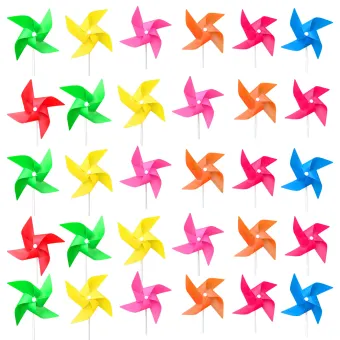 50pcs Wind Spinner Colorful Windmill Kids Toy Garden Yard Outdoor Wind Spinner Colorful Windmill Kids Toy