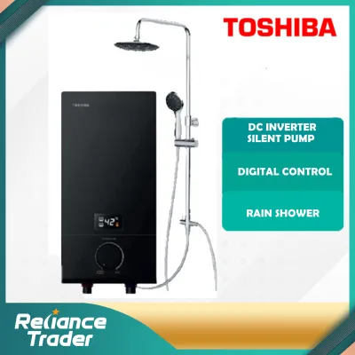 TOSHIBA DSK38ES3MB-RS INSTANT ELECTRIC WATER HEATER (WITH PUMP + RAIN SHOWER)