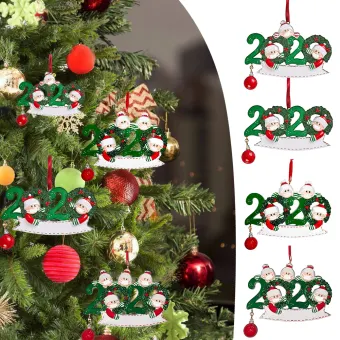 2020 Marry Christmas Hanging Ornaments Family Ornament Xmas Decora