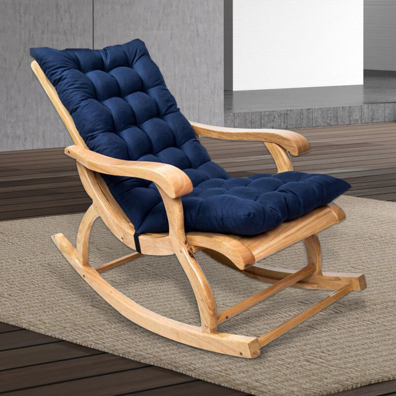 Breathable Bamboo Rocking Chair Replacement Cotton Seat Pad Cushion