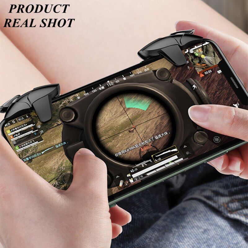 2Pcs PUBG Mobile Game Trigger Controller ABS Aim Key Buttons L1 R1 Shooter Joystick For Phone Gamepad Accessories Smartwatches