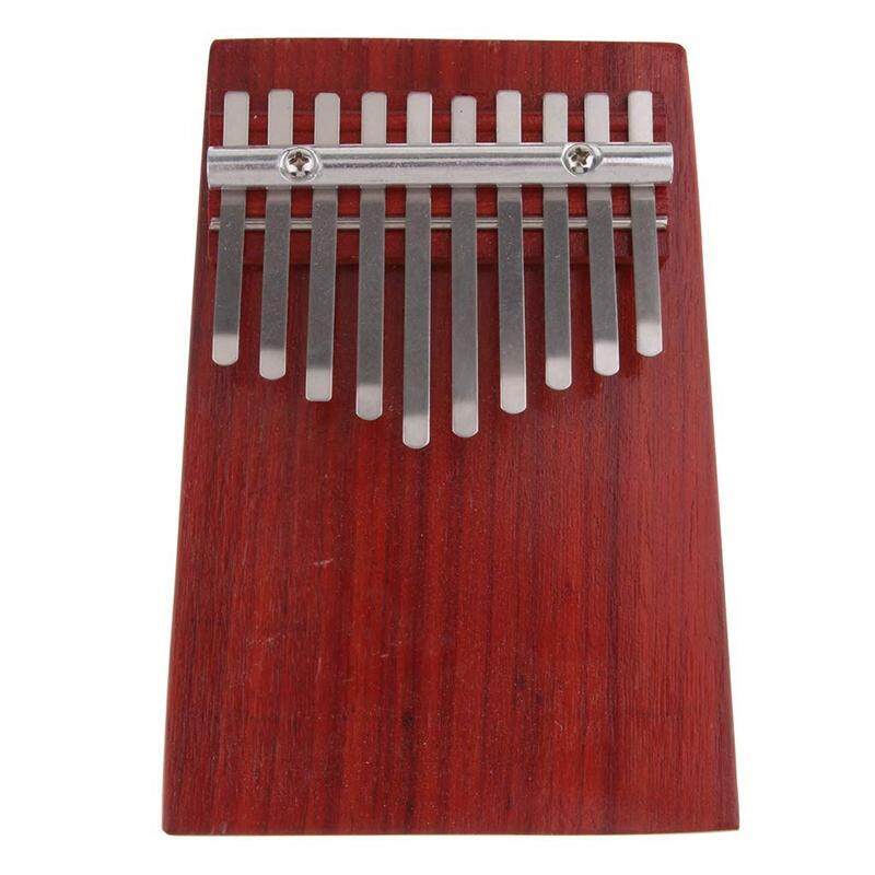 10 Keys Red Wood Mini Finger Piano Kalimba Thumb Traditional African Music Instruments Suitable for Beginners Advanced Players and Music Lovers Malaysia