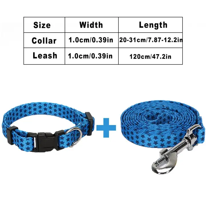 dog collars and leash sets