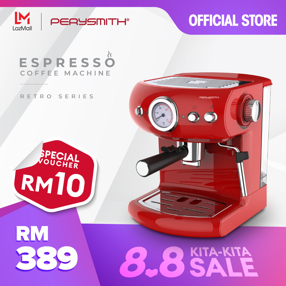 PerySmith 20BAR Espresso Coffee Machine 