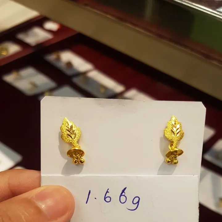 916 Gold Earring Lazada