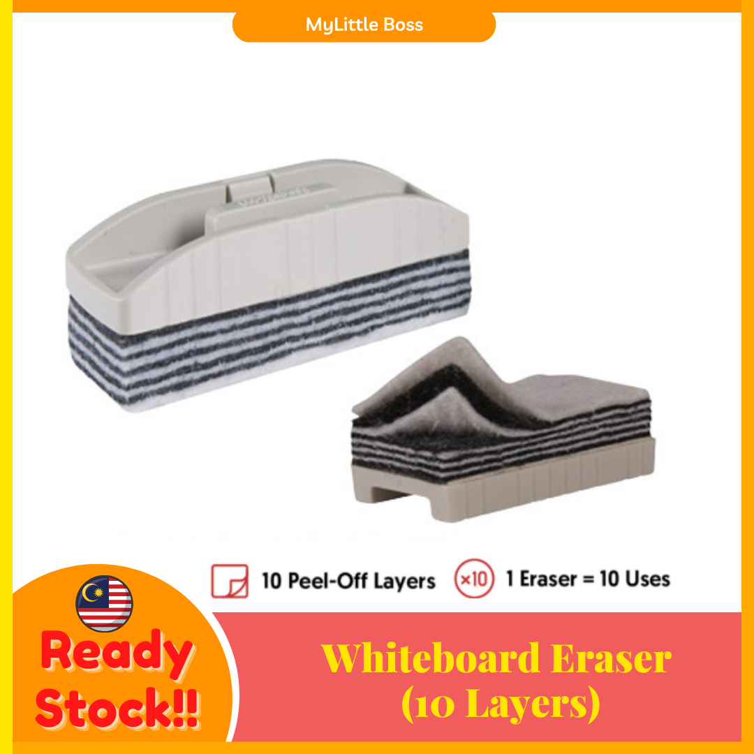 Whiteboard Duster Whiteboard PeelOff Eraser (10 layers) Lazada