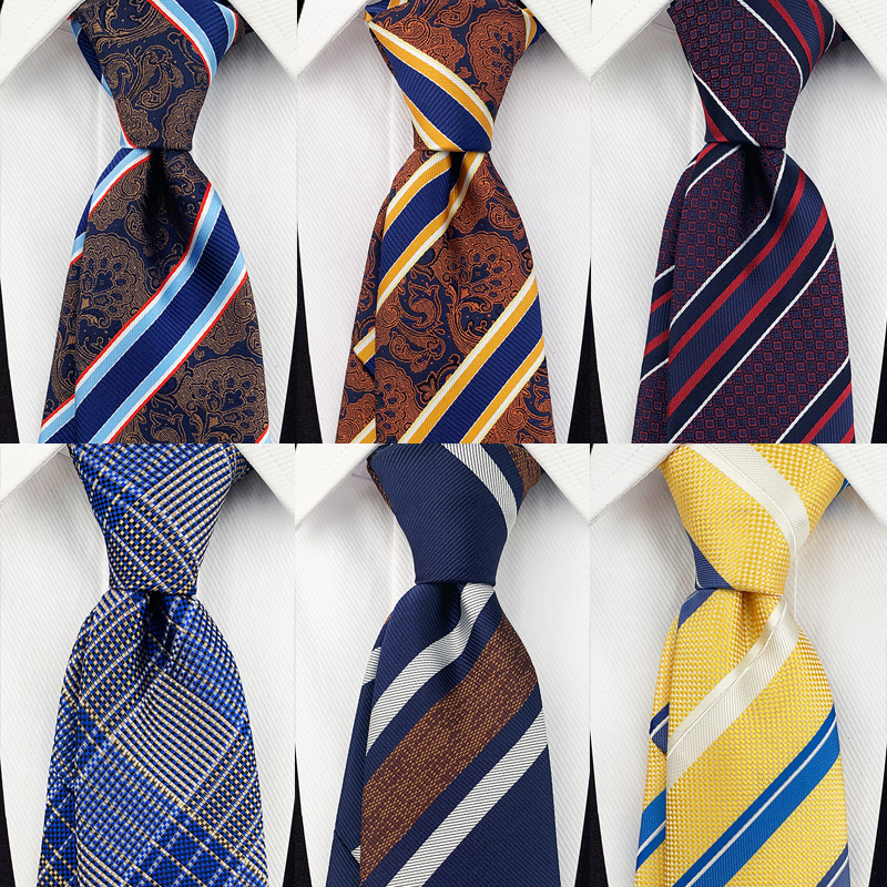 2021 New British Gentleman Striped Men's Tie