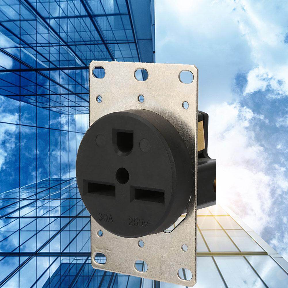 NEMA6-30R 30A 250V Industrial Power Socket 3 Holes Power Socket Plug Wire Connector
