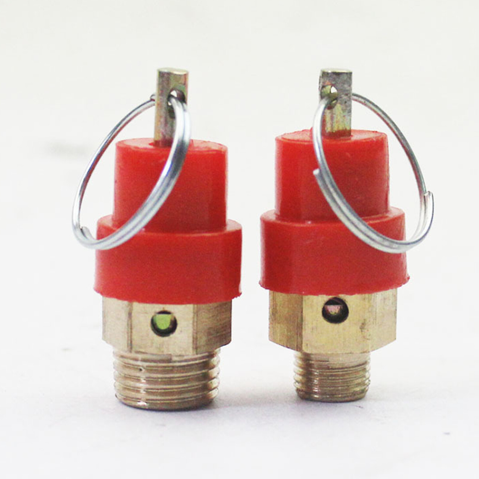 EMachinery Air Compressor Safety Valve Male Thread Pull Ring Air Compressor Pressure Relief Valve Factory Supply Exhaust Valve Male