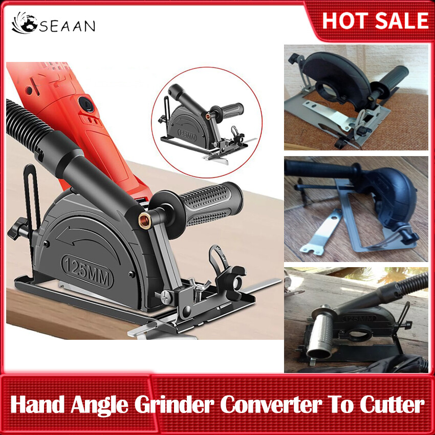 Hand Angle Grinder Converter To Cutter 40mm Depth Adjustable Grinder Bracket To Cutting Woodworking Table Tool With Guide Rule