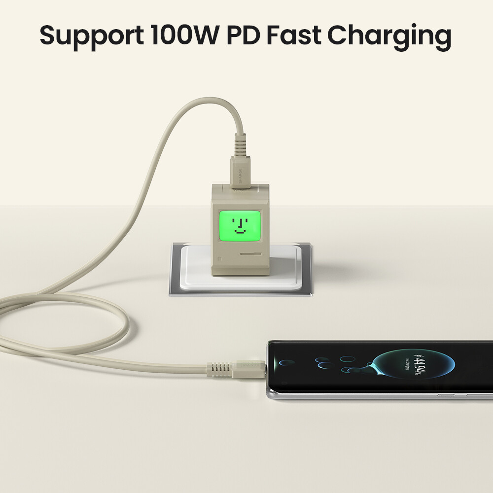 Sharge/Shargeek USB C to USB C Cable,Type C Cable Fast Charging Cable for MacBook,iPad,Samsung,Pixel,Switch etc(100W 3.9ft)