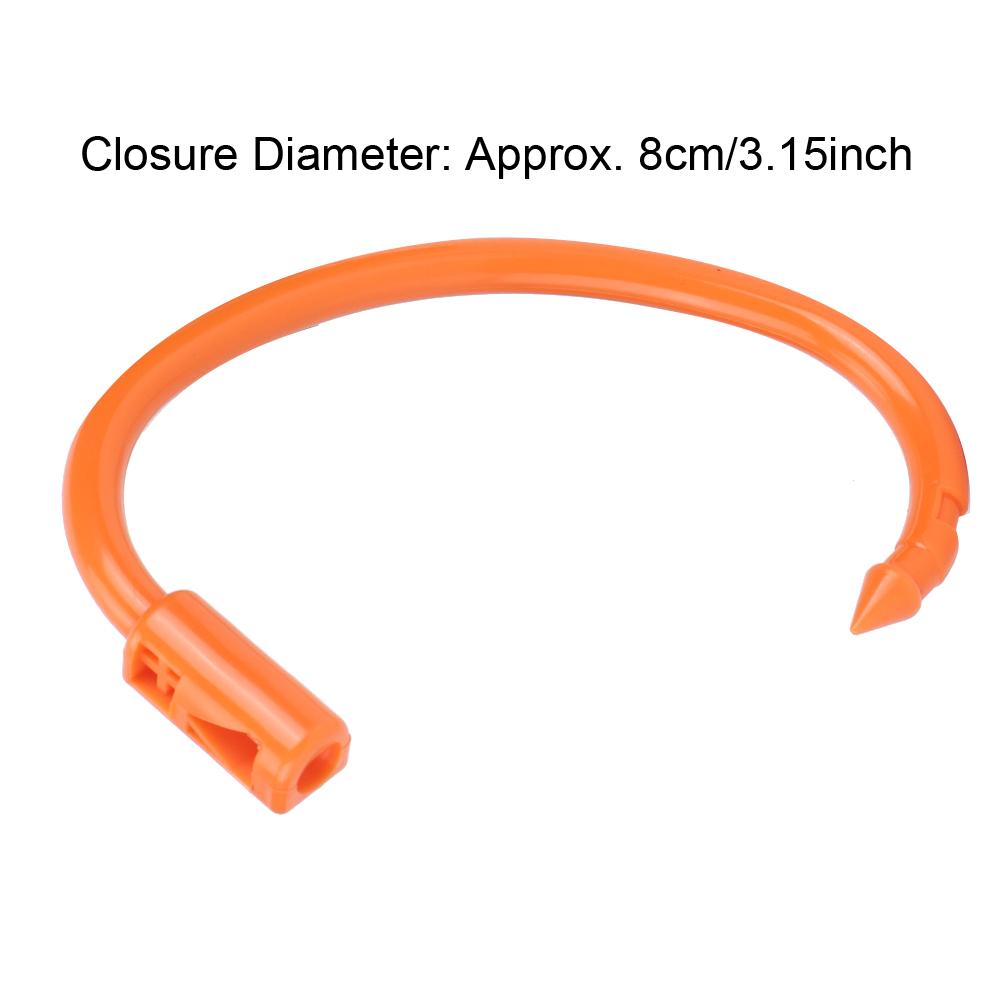 10PCS Plastic Lightweight Good Elasticity Farm Bull Nose Ring Accessory for Cattle Cow