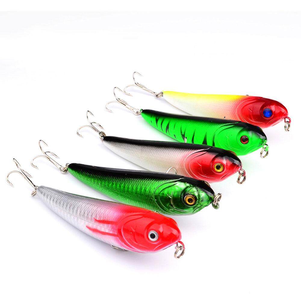 5PCS Fishling Crankbaits Lures Lure Popper Baits Diving