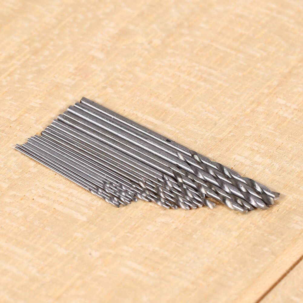 20Pcs Mini drill bit High Speed Steel HSS Micro Twist Drill Bit Set 0.3mm-1