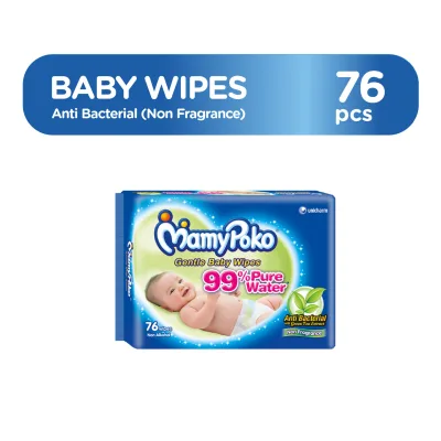 MamyPoko Baby Wipes Anti-Bacterial 76pcs