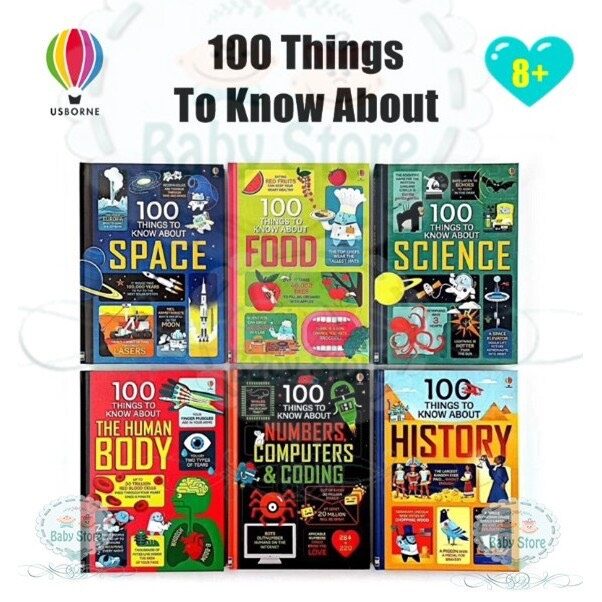 Usborne 100 Things to Know About (11 hardcover books) | Lazada