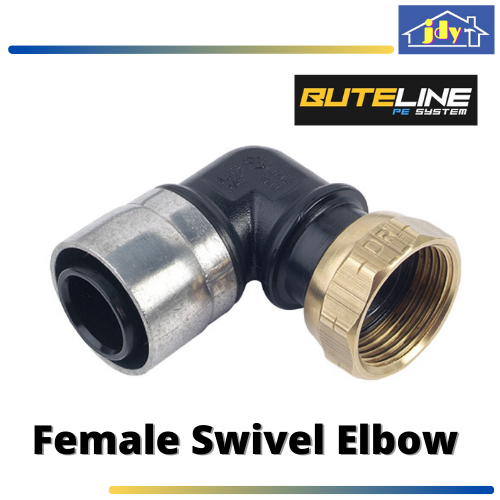Buteline PE Fitting Female Swivel Elbow Male Elbow 20mm 25mm 32mm for