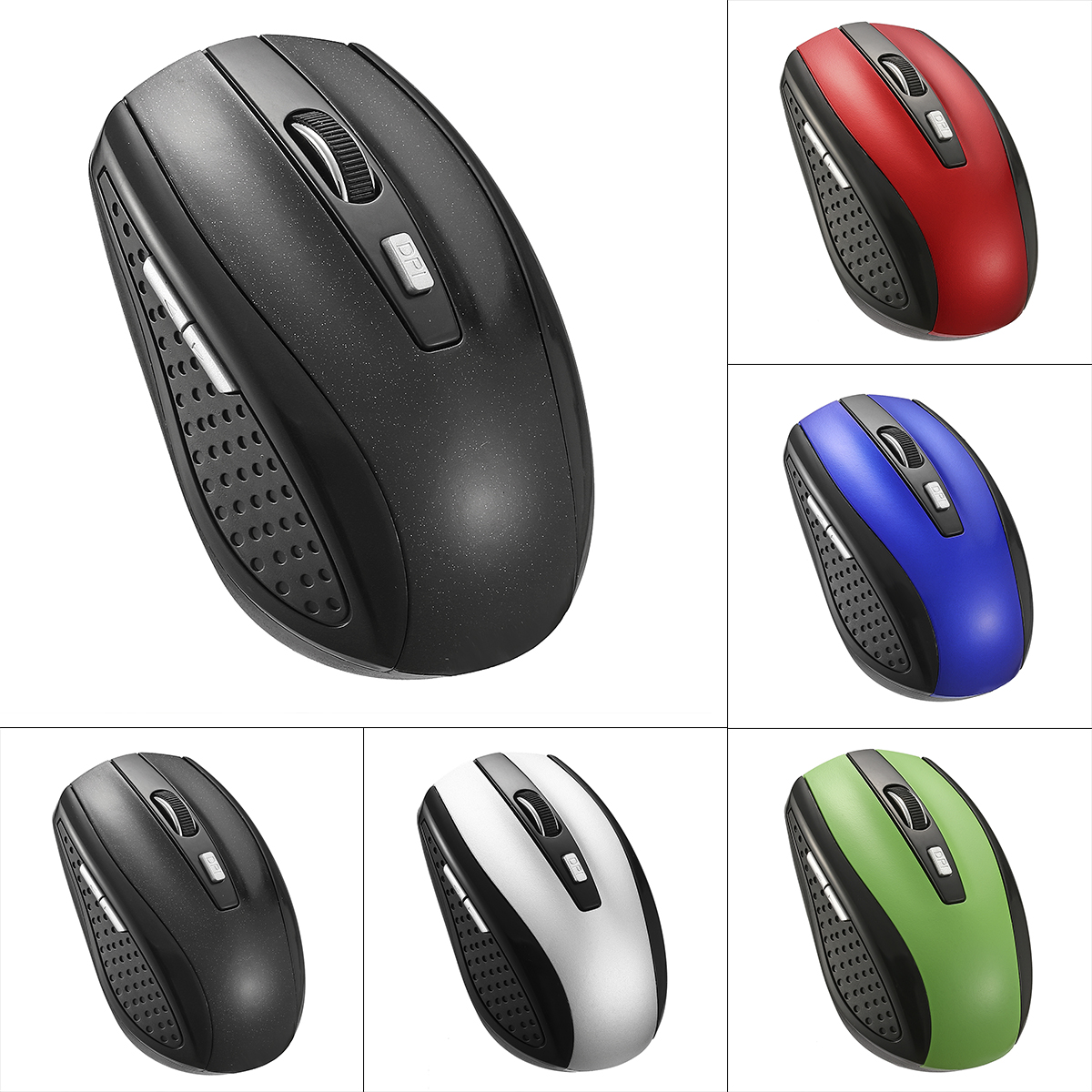 SAWU Chuột Quang Không Dây Di Động 2.4G Cho Máy Tính Máy Tính Xách Tay Game Thủ