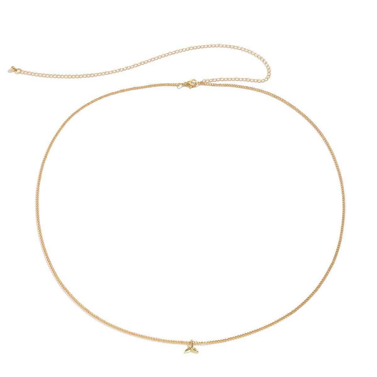 NEEUJ Simple Vintage Metal Rhinestone Butterfly Bikini Waist Chain Pearl Belly Belt Fashion Jewelry Body Necklace Women Waist Chain