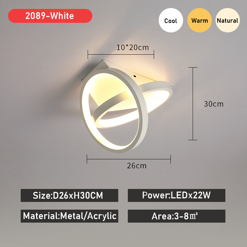 Modern Led Aisle Light Ceiling Lights Cloakroom Corridor Balcony Foyer Ceiling Lamp Acrylic Decoration Home Lustering Luminaire