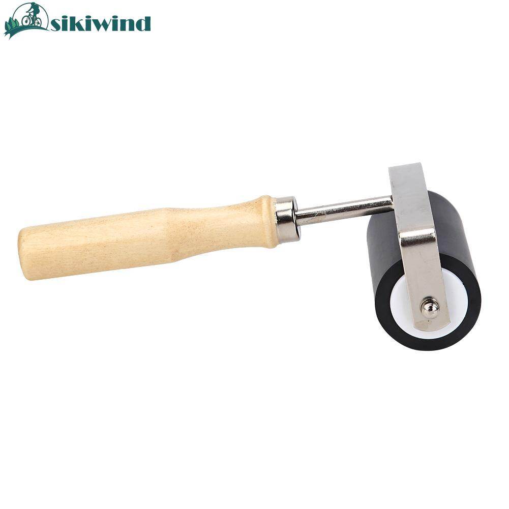 Hard Rubber Roller Wooden Handle Printing Ink Brayer Artists Art Craft Tool