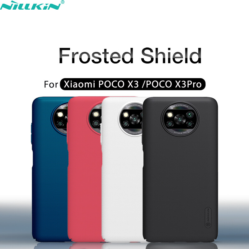 Nillkin Matte Case for Xiaomi Poco X3 NFC /  Poco X3 Pro / Poco M4 5G Super Frosted Shield Mobile Phone Shell Ultra Thin Plastic Back Cover PC Hard Cases
