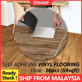54sqft 36pcs Diy Vinyl Self Adhesive Flooring Vinyl Floor Vinyl