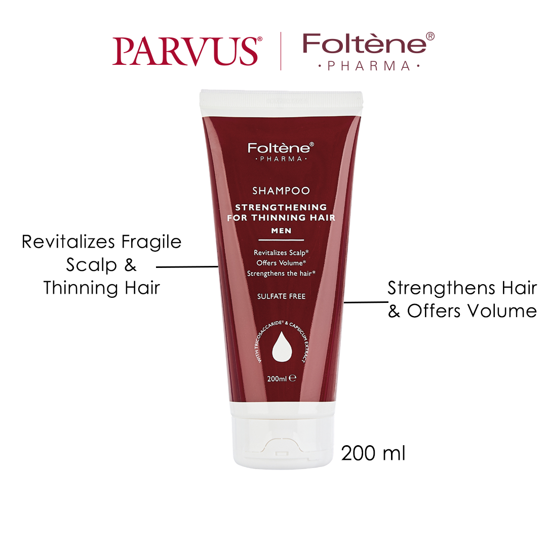 Foltene PHARMA Strengthening for Thinning Hair Shampoo For Men (200 ml