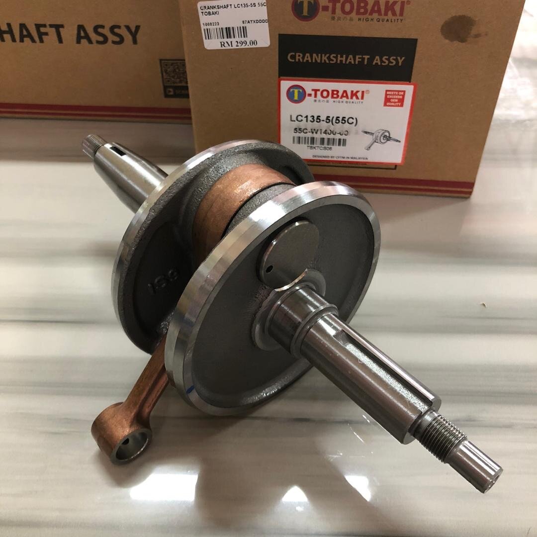 crankshaft yamaha y15/fz150/lc135 5s tobaki set kualiti original Lazada