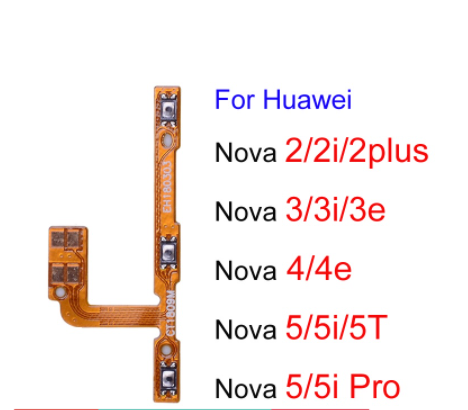 Nút Nguồn Âm Lượng Flex Cho Huawei Nova 2i 2S 2 Lite Plus 3 3i 3E 4 4E 5 5T 5i Pro