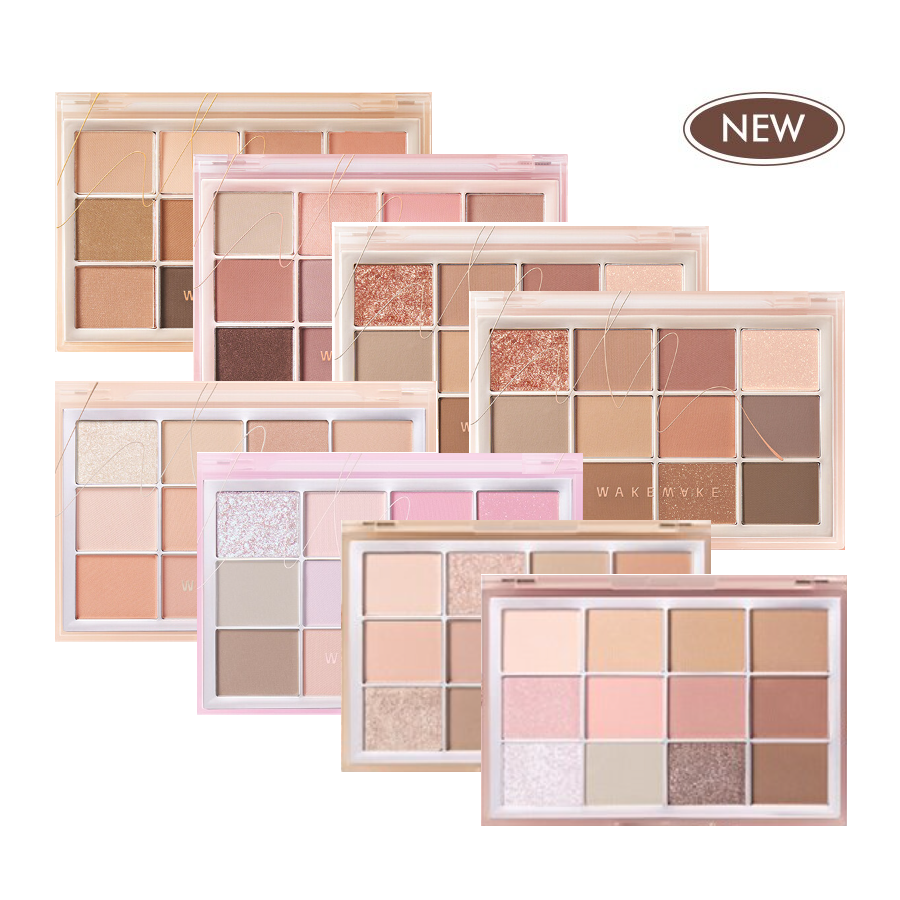 [Wakemake] Bảng màu mắt mờ mềm 12 màu
