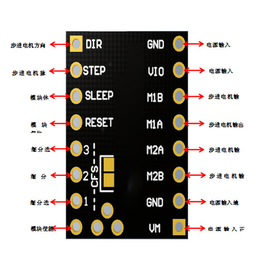 Stepper Motor Drive mô-đun cho máy in 3D RepRap cho máy in 3D tương thích máy CNC hoặc Robot