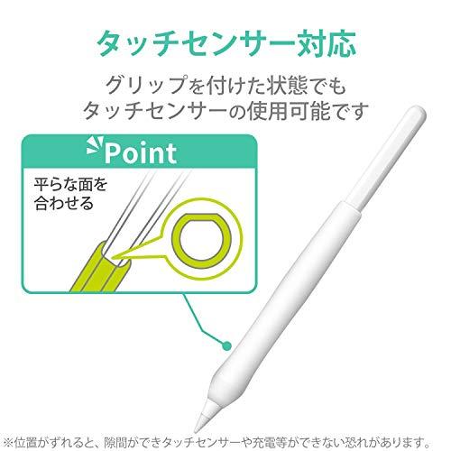 ELECOM Apple Pencil only (2nd generation) Thick shaft type pen tab style grip clear TB-APE2GFWCCR