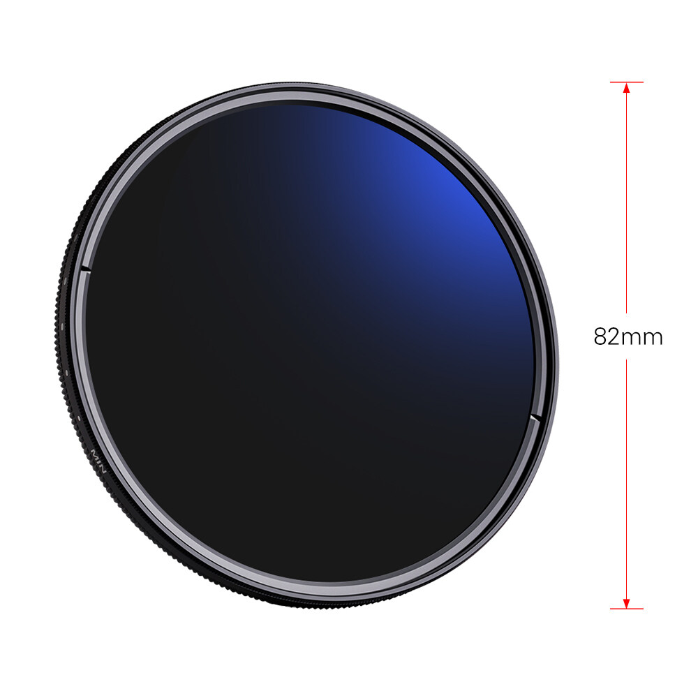 K&F CONCEPT 82mm Ultrathin Variable ND Filter ND2 to ND400 Adjustable Neutral Density Filter Compatible with Canon EF 24-70mm f/2.8L...