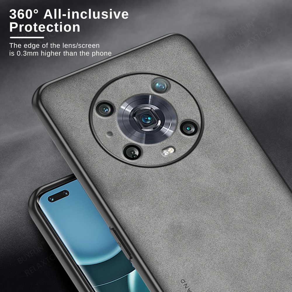 For Honor Magic4 Pro Phone Shockproof Cover Xonor Magic 4 Pro 4Pro Magic4 Lite Sheepskin Leather Soft Protective Case Fundas