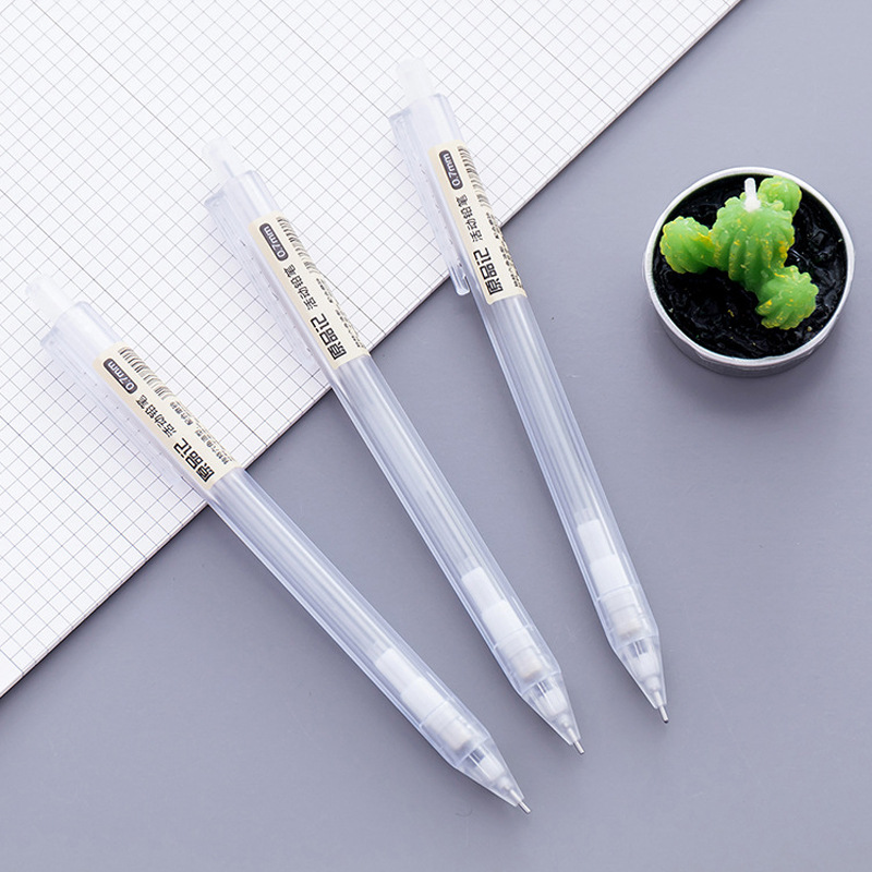 Mechanical Pencil 0.5 / 0.7mm 2H 2B HB Replaceable Refills Student School Office Writing Drawing Art Supplies Stationery