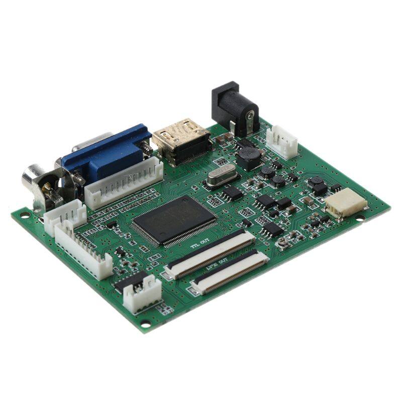 1Set HDMI VGA 2AV 40/50 Pins PC Controller Board Module for Raspberry PI 3 EJ101IA-01G 8 Bit IPS LCD Display Driver