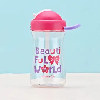 baby bottle with straw