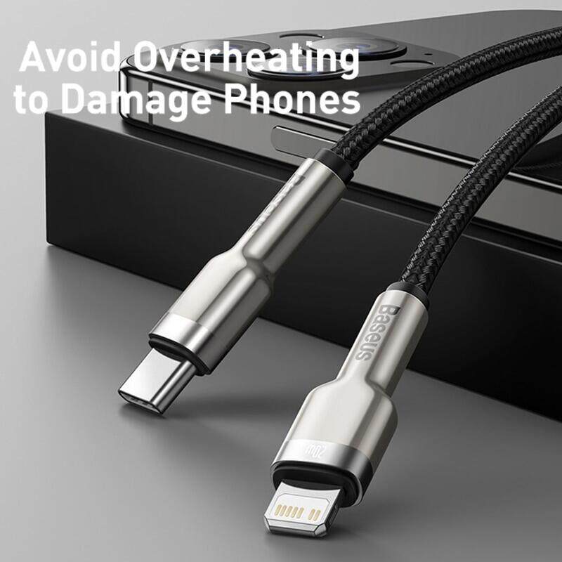 Baseus USB C Cable for iPhone 13 12 Mini Pro Max PD 20W Fast Charging Cable for iPhone 11 8 Charger USB Type C Cable for Macbook Pro