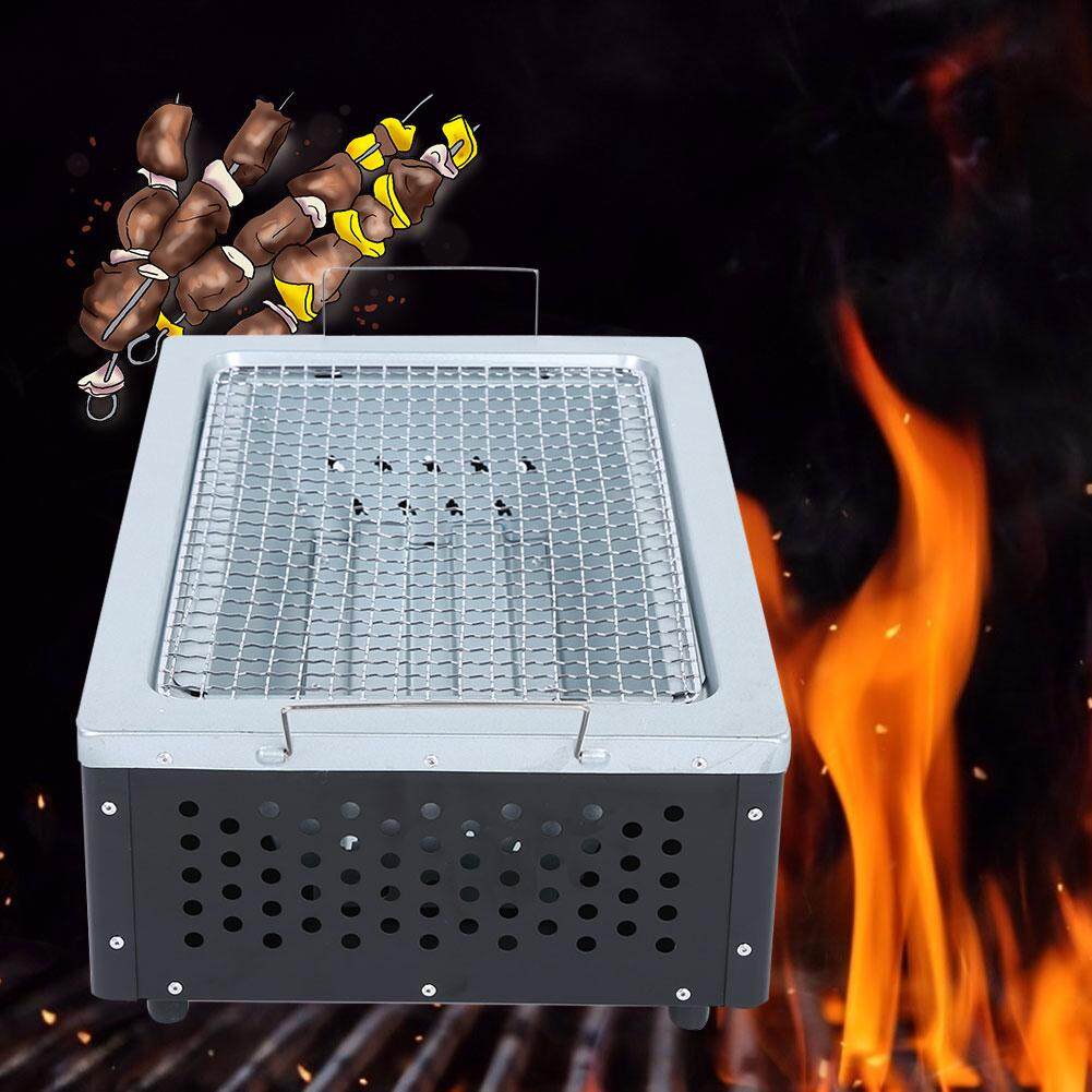 Đồng hồ nam Dây Thép Không Gỉ Di Động Than BBQ Bàn Nướng cho Nhà Cắm Trại