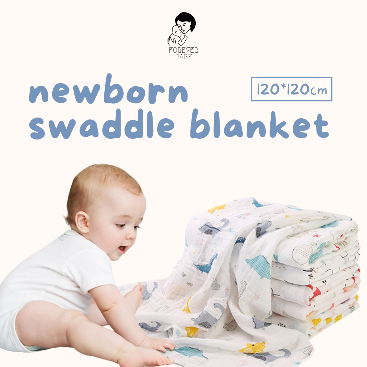 Forever baby hot sale muslin blanket