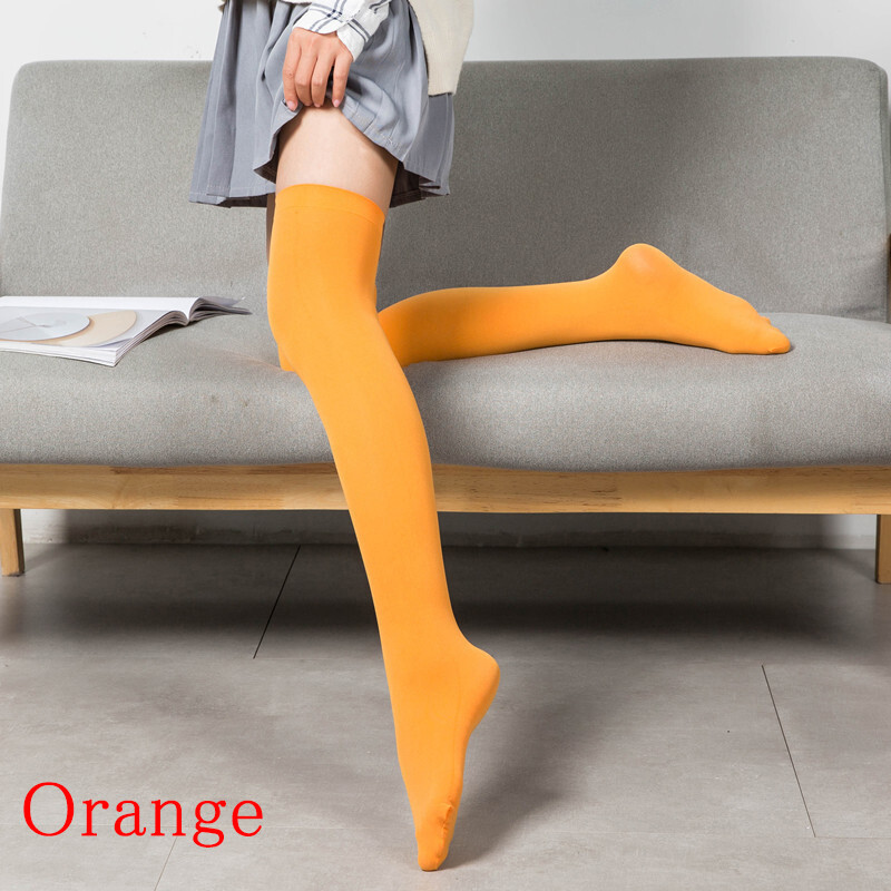 3gxc 1 Pair Fashion Cotton Long Stockings Thigh Socks High Sock Thigh High School Sexy
