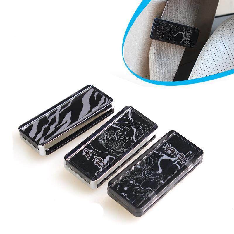 1 Pasang Kursi Klip Sabuk Kursi Mobil Klip Sabuk Kursi Interior Mobil Klip Sabuk (Hitam Zebra)