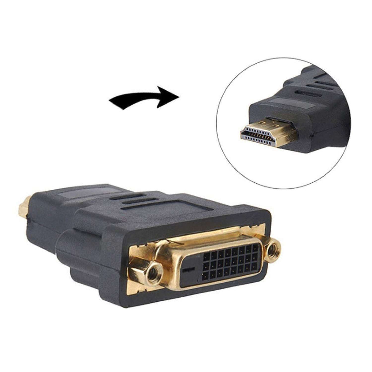 Đầu chuyển Đổi DVI Cái Sang HDMI Đực DVI (24 + 1)