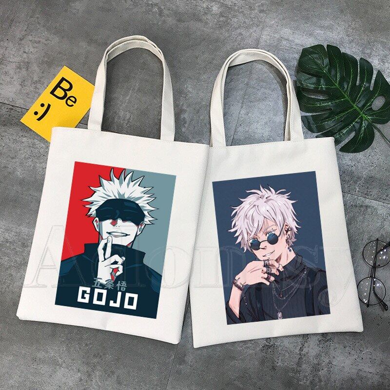 Túi tote vải bố gojo satoru túi đeo vai