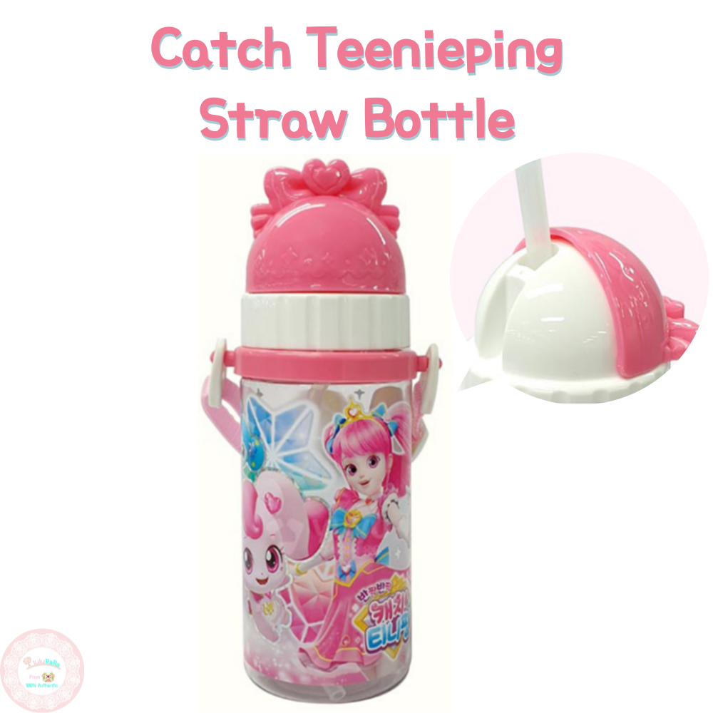 Catch TeeniePing Ribbon Strap Straw Bottle TeeniePing Water Bottle Made ...