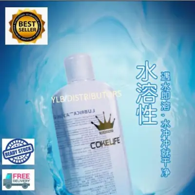 [Top Seller] COKELIFE Original Lubricating Long Lasting Gel Water-Soluble Lubricant Transparent Non-Grease Massage Oil Minyak Pelincir 200ml