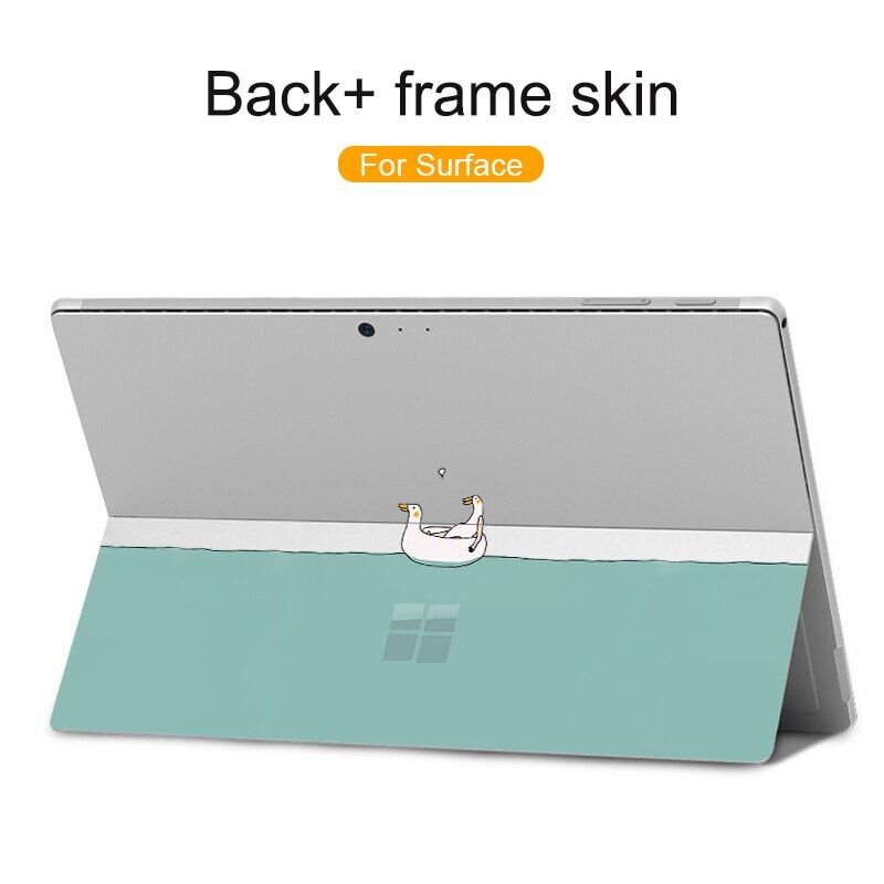 Cartoon pattern vinyl Sticker for Microsoft Surface Pro 7/6/5/4/3/8/9  Surface pro X GO 2 Back Cover Body Decal Skin Protector
